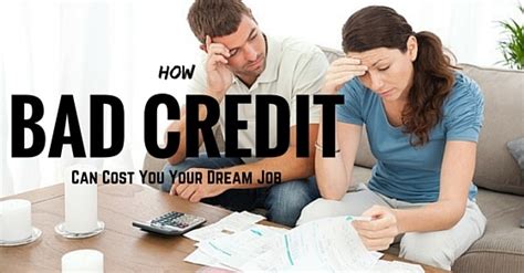 Can Bad Credit Cost You A Job